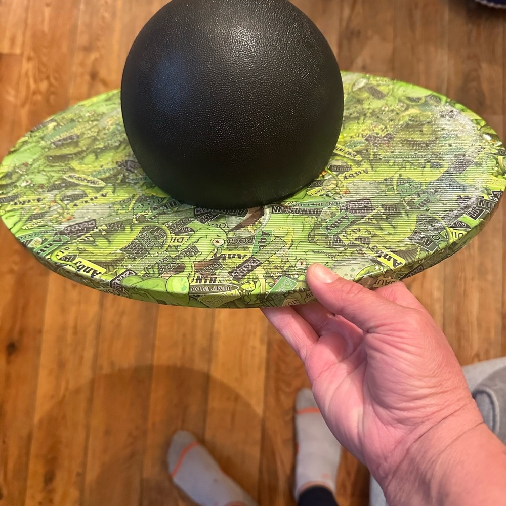 Pogo Exercise Balance Board toy  - Black and Green